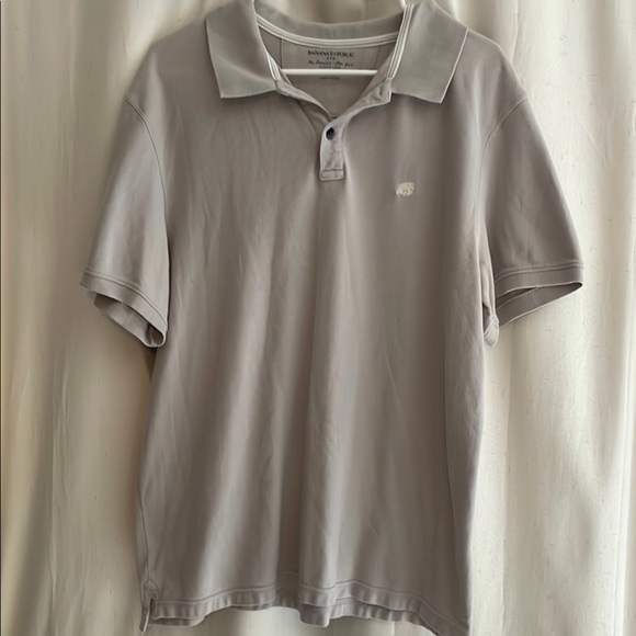 Banana Republic Other - Banana Republic Gray Polo Shirt Classic Fit